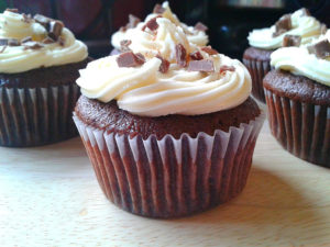 Mint Choc Chip Cupcakes