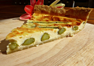 Roasted Asparagus and Ricotta Pie