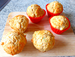 Low Fat Cottage Cheese Savoury Muffins